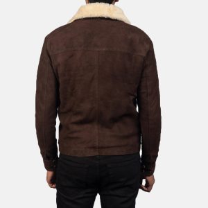 Brown Suede Leather Jacket