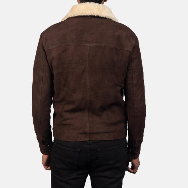 Brown Suede Leather Jacket