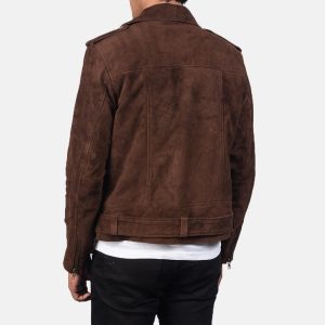 Brown Leather Suede Jacket