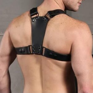 Leather Chest Harness For Men Black Harness gay leather harness harness men harness leather black leather harness