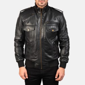 Stylish Black Leather Jacket