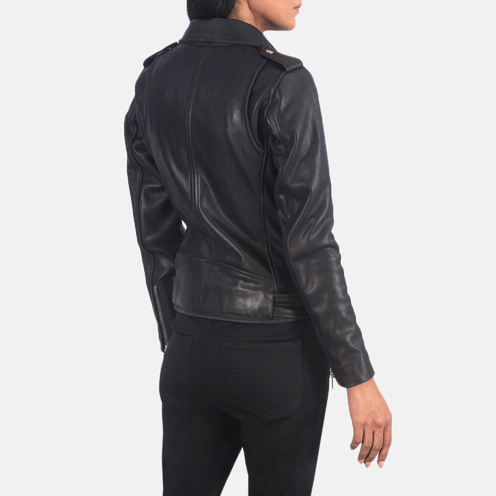 black-moto-faux-leather-jacket Black Moto Faux Leather Jacket